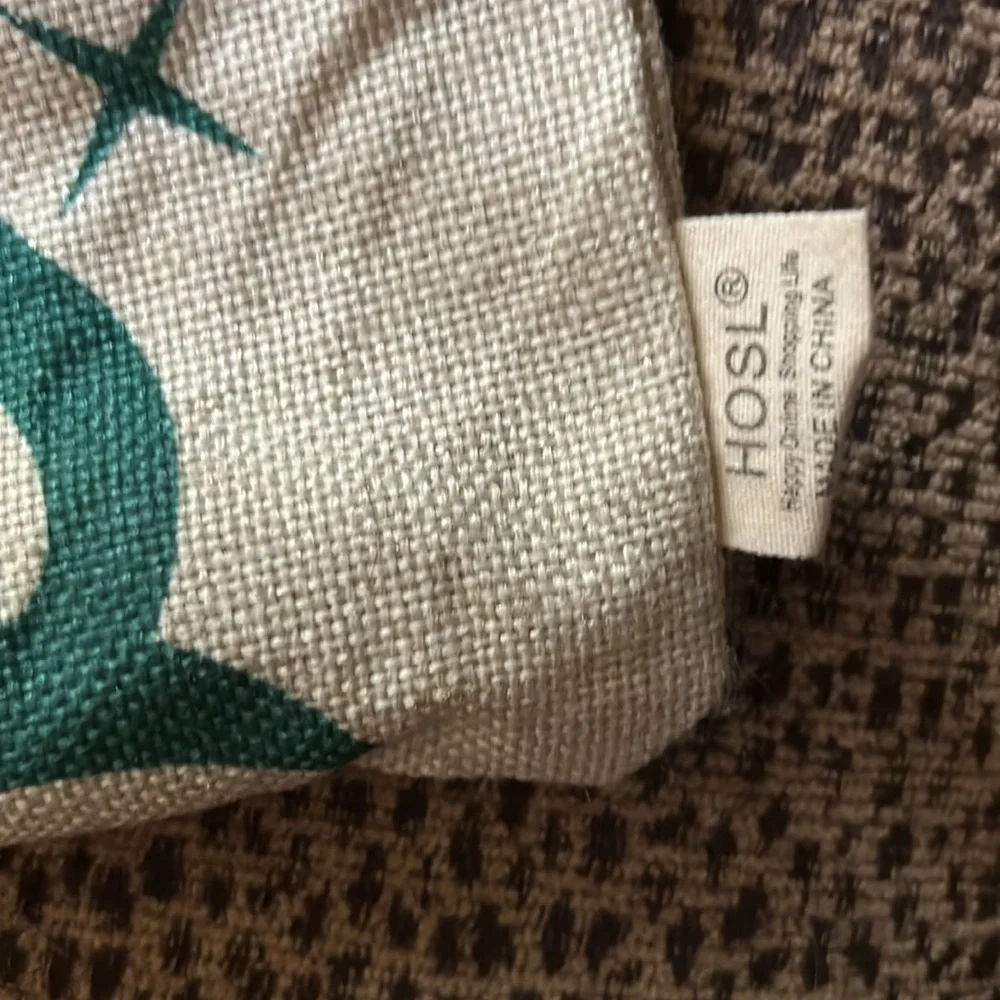 Burlap Look Holiday Pillowcase